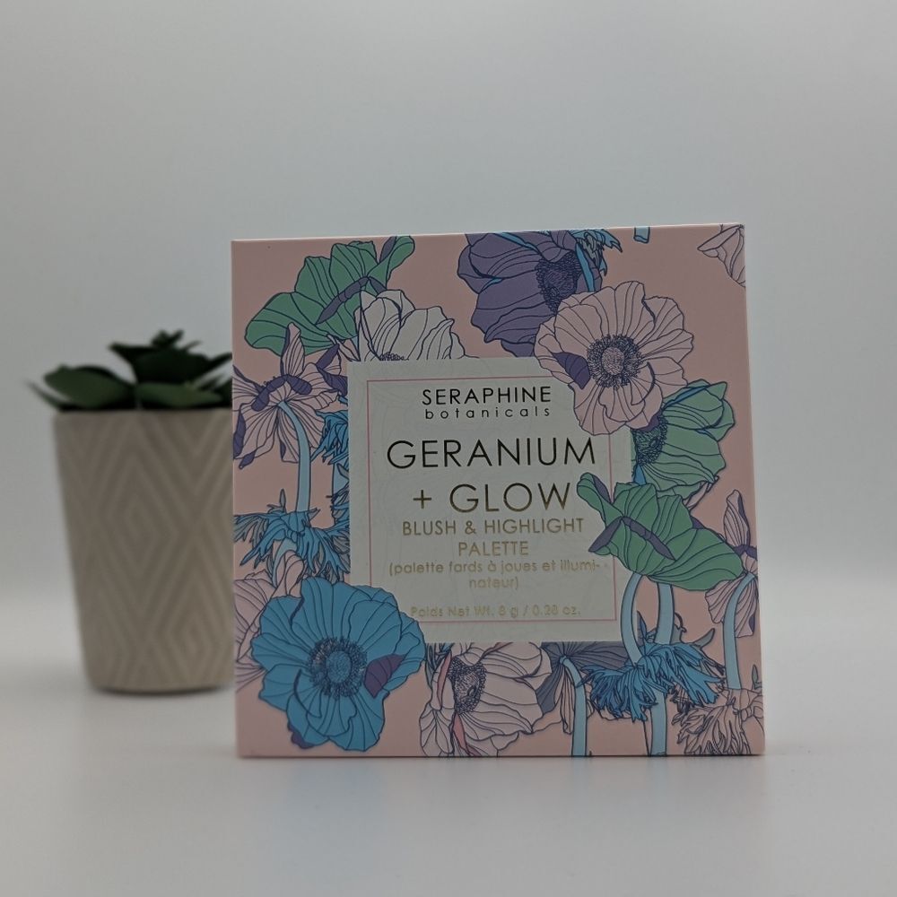 Seraphine Botanicals Geranium + Glow - Blush & Highlight Palette